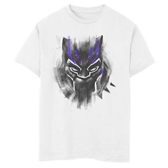Boys 6-20 Marvel Black Panther Watercolor Head Shot Graphic Tee