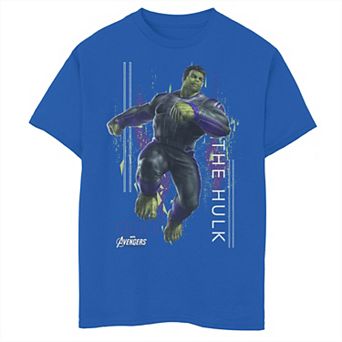 Boys 8-20 Marvel Avengers Endgame Hulk Action Pose Graphic Tee