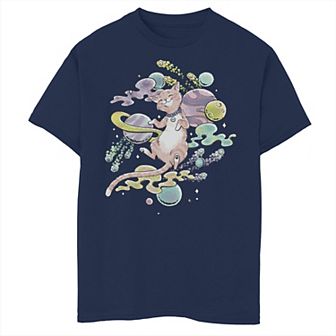 Boys 8-20 Marvel Captain Marvel Celestial Goose In Space Graphic Tee