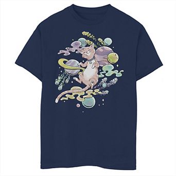Boys 8-20 Marvel Captain Marvel Celestial Goose In Space Graphic Tee