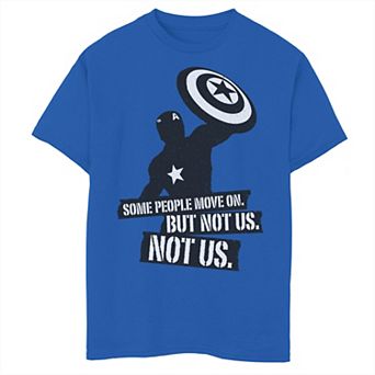 Boys 8-20 Marvel Avengers Endgame Captain America Shadow But Not Us Graphic Tee