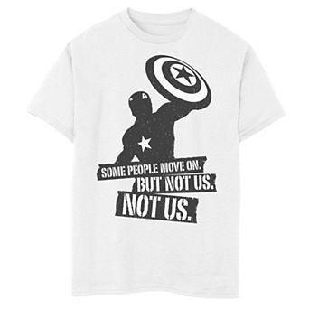 Boys 8-20 Marvel Avengers Endgame Captain America Shadow But Not Us Graphic Tee