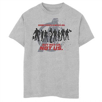 Boys 8-20 Marvel Avengers Endgame Team Some People Move On But Not Us Graphic Tee