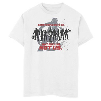Boys 8-20 Marvel Avengers Endgame Team Some People Move On But Not Us Graphic Tee