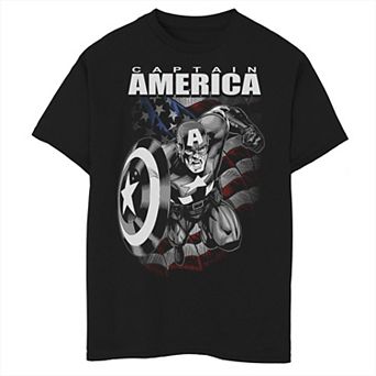 Boys 8-20 Marvel Captain America Avengers Patriot Graphic Tee