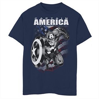 Boys 8-20 Marvel Captain America Avengers Patriot Graphic Tee