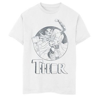 Boys 8-20 Marvel Thor's Face In Constellation Graphic Tee