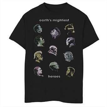 Boys 8-20 Marvel Profiles Graphic Tee