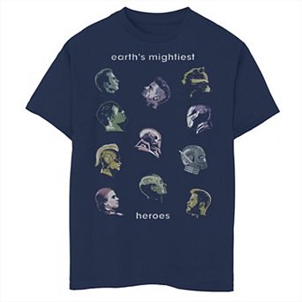 Boys 8-20 Marvel Profiles Graphic Tee