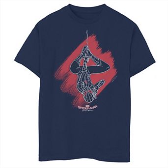 Boys 8-20 Marvel Spider-Man Homecoming Upside Down Web Graphic Tee