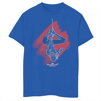 Boys 8-20 Marvel Spider-Man Homecoming Upside Down Web Graphic Tee