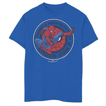 Boys 8-20 Marvel Spider-Man Homecoming Friendly Neighbor Badge Graphic Tee