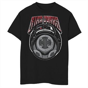 Boys 8-20 Star Wars Last Jedi BB-9 Retro Portrait Logo Graphic Tee