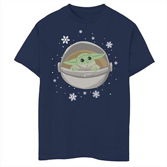 Boys 8-20 Star Wars The Mandalorian The Child Snowfall Cartoon Graphic Tee