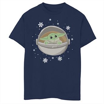 Boys 8-20 Star Wars The Mandalorian The Child Snowfall Cartoon Graphic Tee