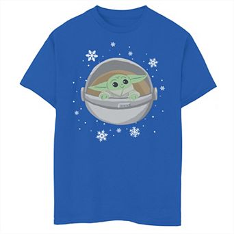 Boys 8-20 Star Wars The Mandalorian The Child Snowfall Cartoon Graphic Tee