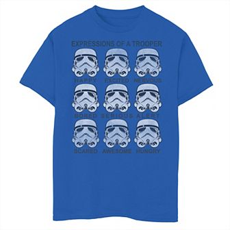 Boys 8-20 Star Wars Stormtrooper Facial Expressions Graphic Tee