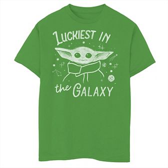 Boys 8-20 Star Wars The Mandalorian The Child Luckiest In The Galaxy Graphic Tee
