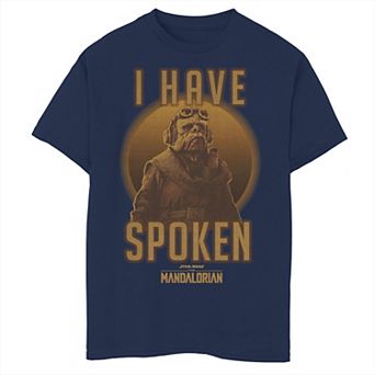 Boys 8-20 Star Wars The Mandalorian Kuill I Have Spoken Circle Graphic Tee