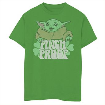 Boys 8-20 Star Wars The Mandalorian Pinch Proof Grogu Portrait Graphic Tee