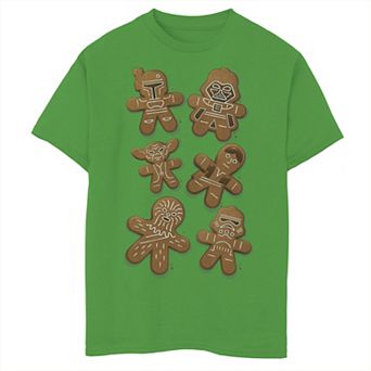 Boys 8-20 Star Wars Christmas Ginger Bread Wars Graphic Tee