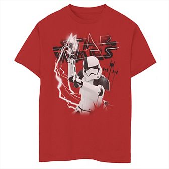 Boys 8-20 Star Wars Last Jedi Stormtrooper Electrical Logo Graphic Tee