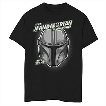 Boys 6-20 Star Wars The Mandalorian Helmet Portrait Graphic Tee