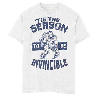 Boys 8-20 Marvel Iron Man 'Tis The Season To Be Invincible Christmas Graphic Tee
