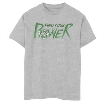 Boys 8-20 Marvel Hulk Find Your Power Fist Text Graphic Tee