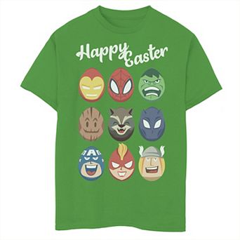 Boys 8-20 Marvel Easter Avengers Easter Eggs Graphic Tee