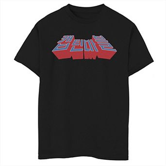 Boys 8-20 Marvel Captain Marvel Hangul Text Logo Graphic Tee