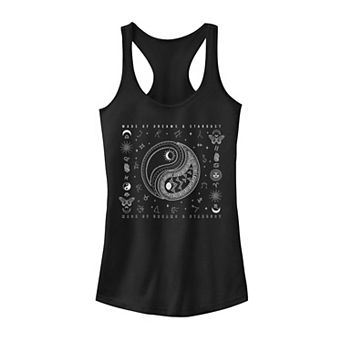 Juniors' Dreams Yin Yang Sun Moon Tank Top