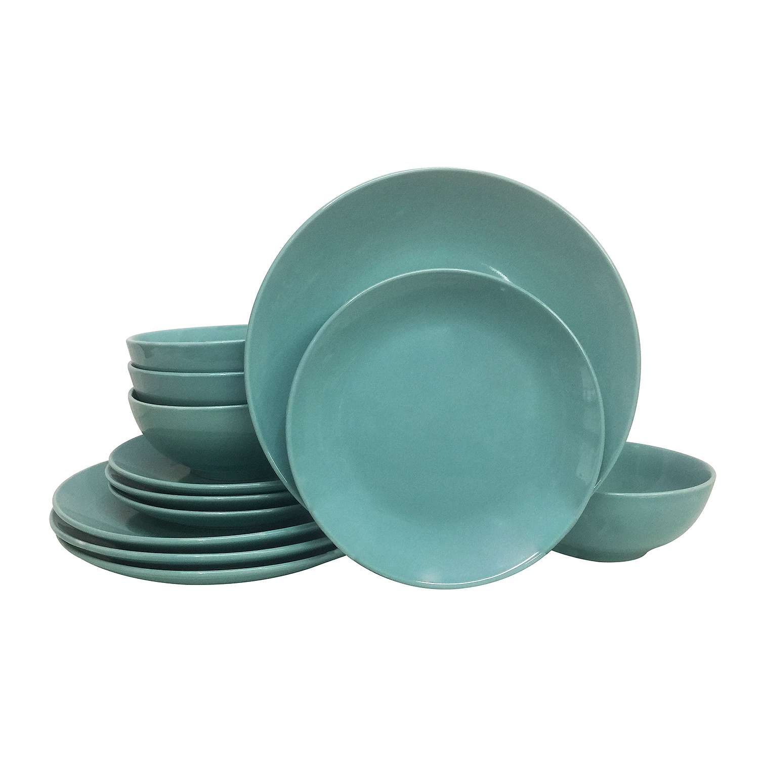 The Big One® Solid Coupe 12-pc. Dinnerware Set