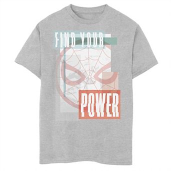 Boys 8-20 Marvel Spider-Man Find Your Power Pastel Portrait Graphic Tee