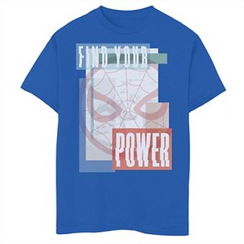 Boys 8-20 Marvel Spider-Man Find Your Power Pastel Portrait Graphic Tee
