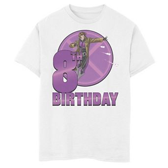Boys 8-20 Marvel X-Men Gambit 8th Birthday Badge Graphic Tee
