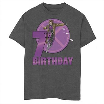 Boys 8-20 Marvel X-Men Gambit 7th Birthday Badge Graphic Tee