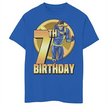 Boys 8-20 Marvel X-Men Cyclops Action Pose 7th Birthday Graphic Tee