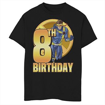 Boys 8-20 Marvel X-Men Cyclops Action Pose 8th Birthday Graphic Tee