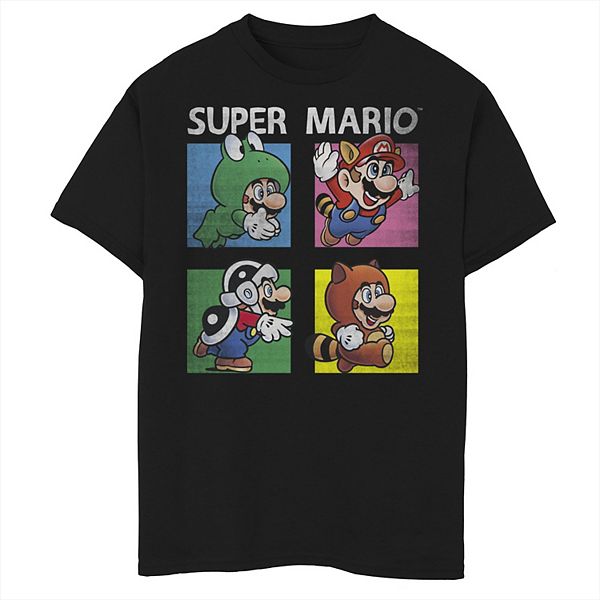 Boys 8-20 Super Mario Costumes Box Up Graphic Tee