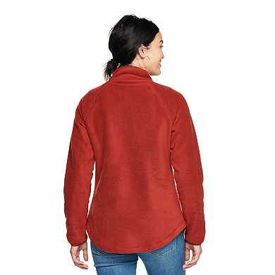 Women's Sonoma Goods For Life® Lightweight Sherpa Quarter-Snap Top