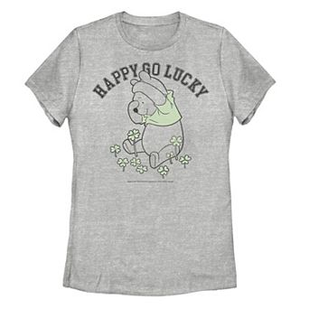 Disney's Winnie The Pooh Happy Go Lucky Juniors' Graphic Tee