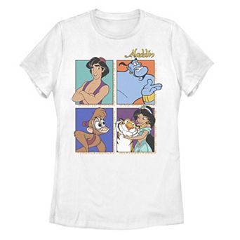 Disney's Aladdin Juniors' Group Shot Box Up Tee