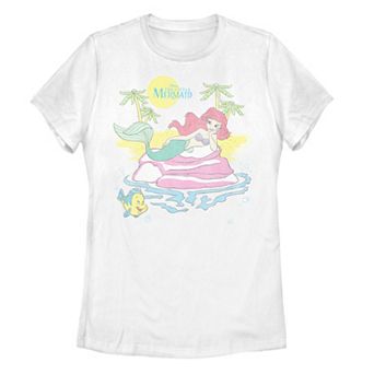 Disney's The Little Mermaid Juniors' Ariel Beach Portrait Tee