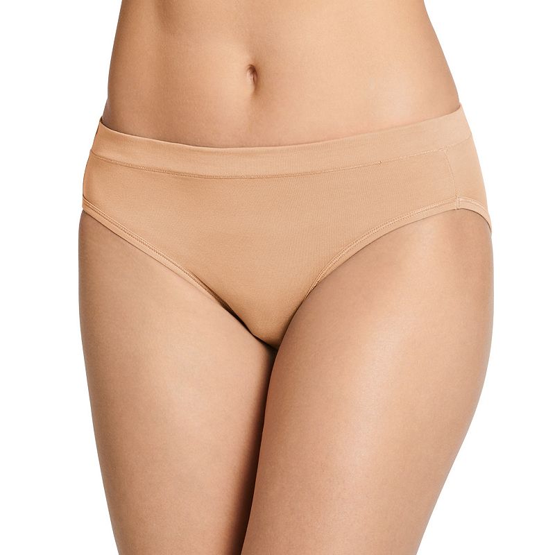 Women's Jockey® Cotton Blend Stretch Bikini Panty 1341, Size: 6, Light