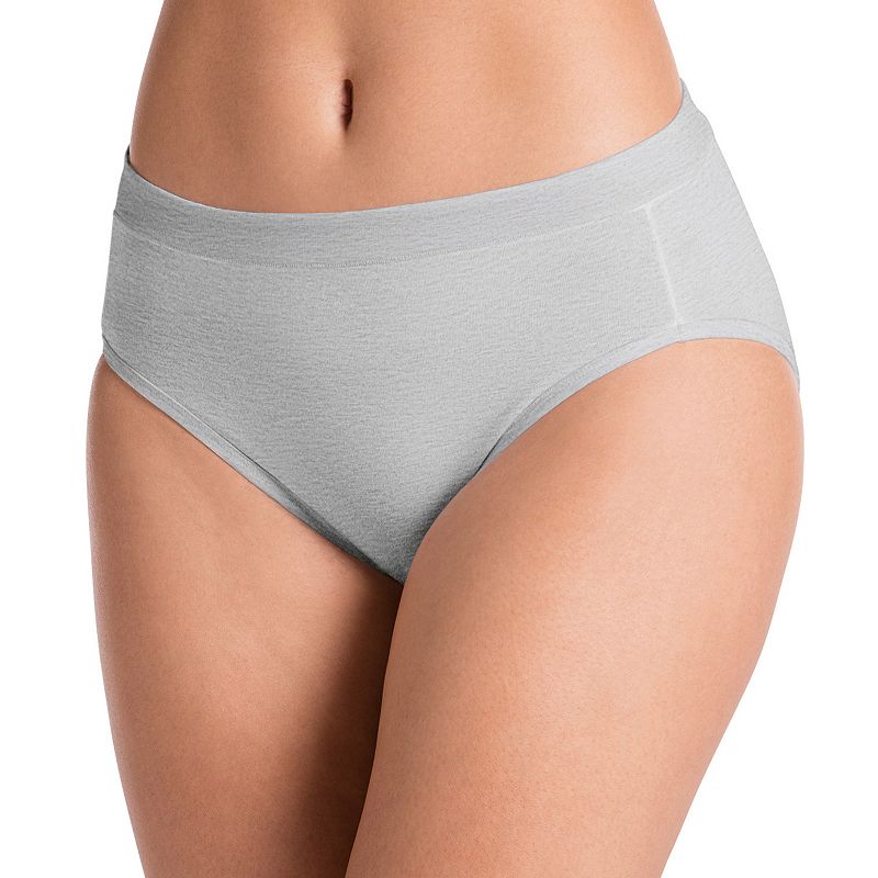 Women's Jockey® Cotton Blend Stretch Hipster Panty 1554, Size: 7, Grey Grey