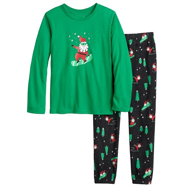 Toddler Boy Jammies For Your Families® Santa Ski Team Pajama Set