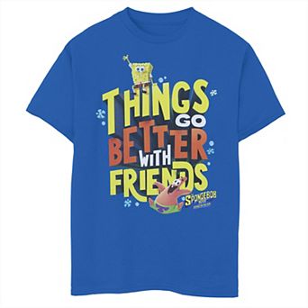 Boys 8-20 Sponge On The Run Things Go Better With Friends Graphic Tee