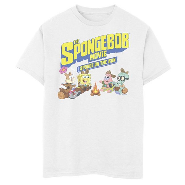 Boys 8 20 Spongebob Squarepants Sponge On The Run Campfire Graphic Tee 6887