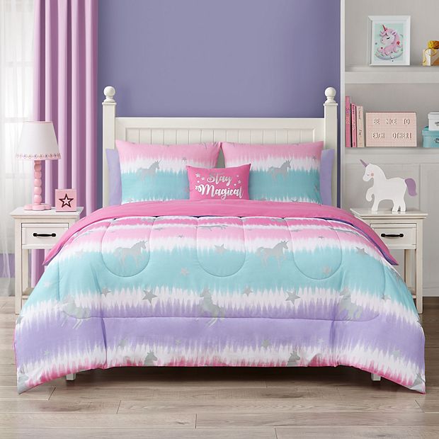 Girls unicorn 2024 comforter set